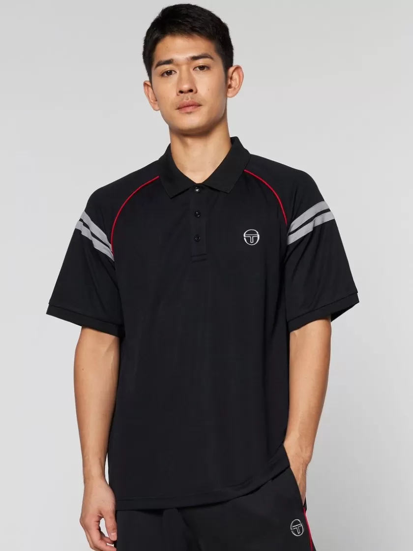 Hot Ascot Polo- Black Polos