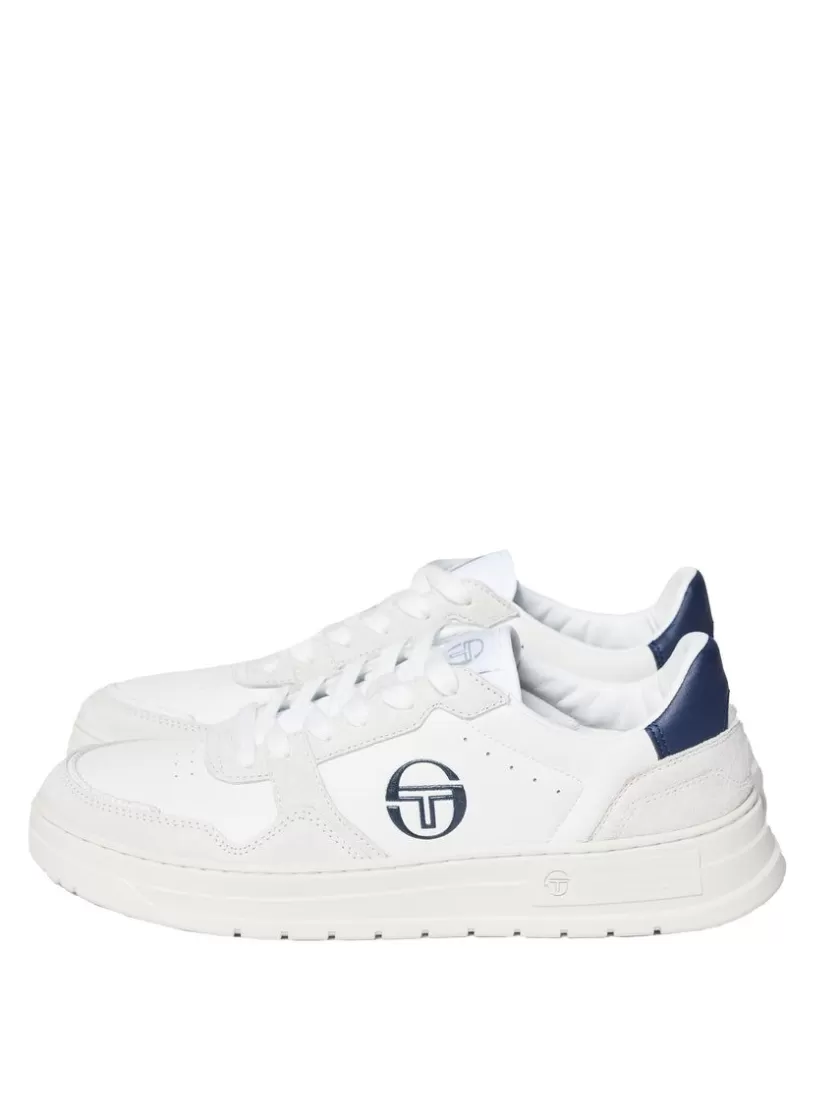 Best Court Classic Mp Sneaker- White/ Antique White/ Maritime Blue View All