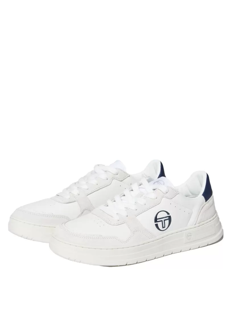 Best Court Classic Mp Sneaker- White/ Antique White/ Maritime Blue View All