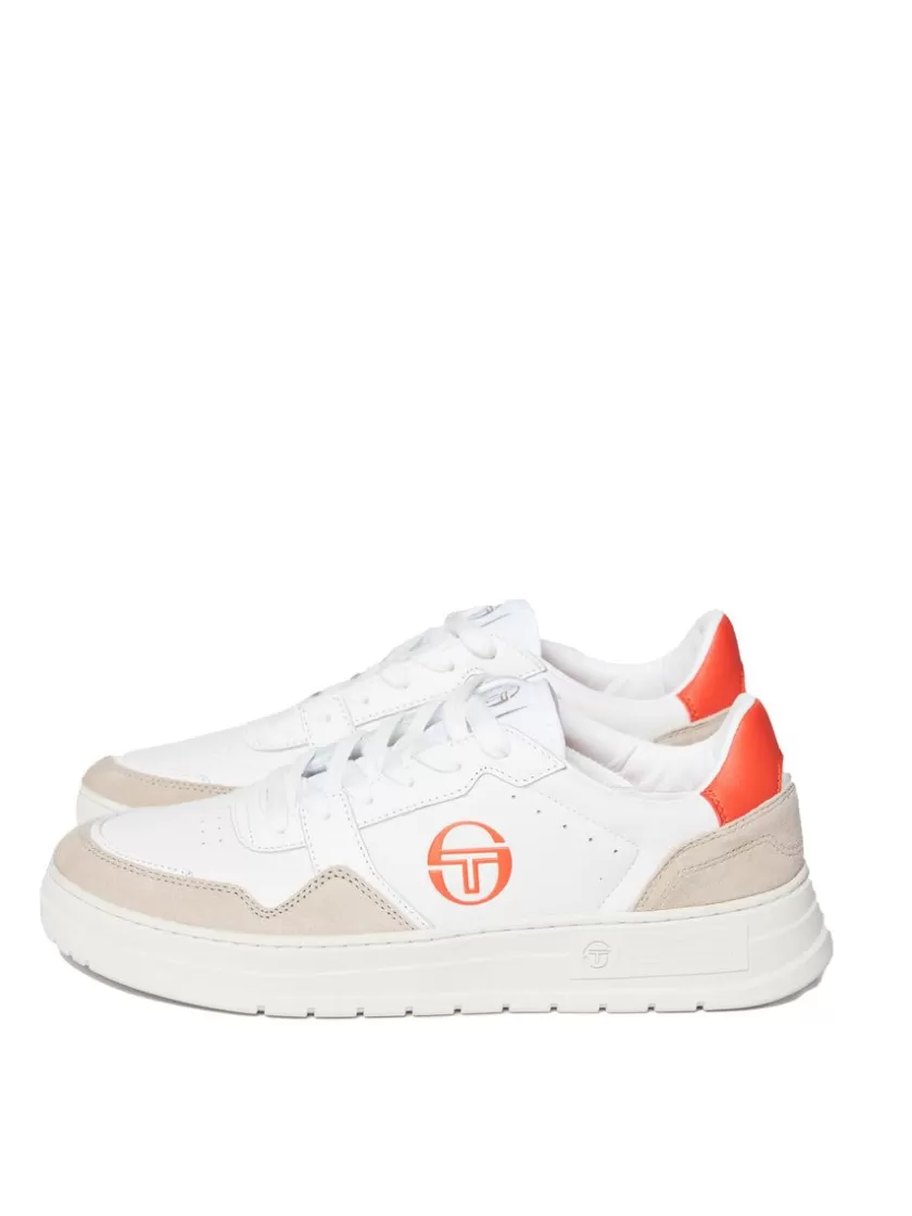 New Court Classic Mp Sneaker- White/ Tofu/ Ponciana Red View All