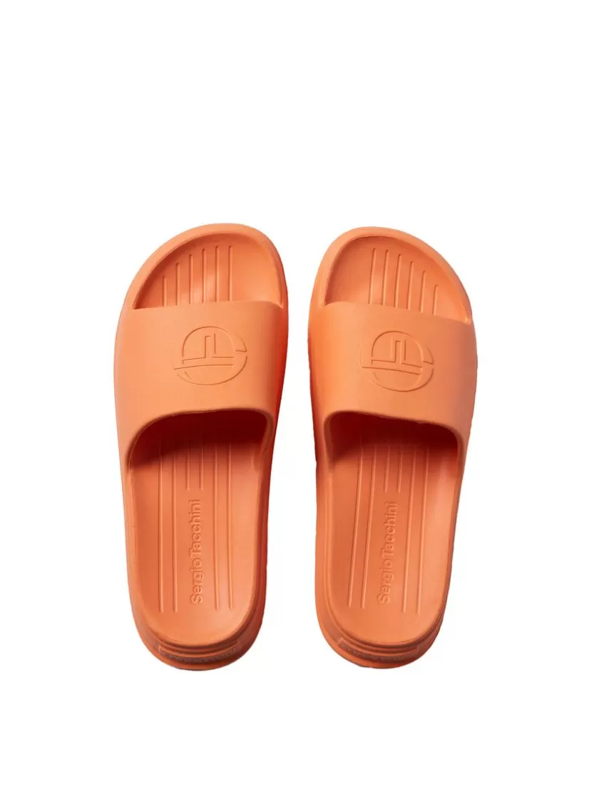 Discount Cup Slide- Tangerine Shoes