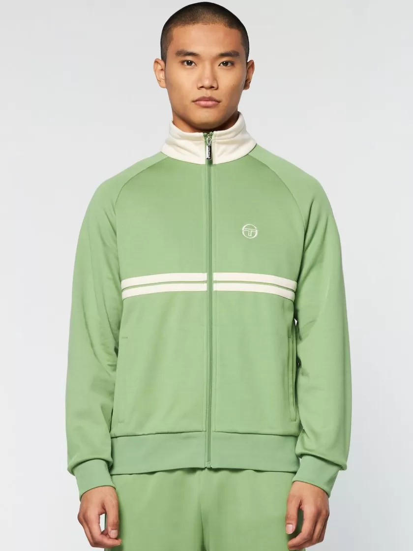 Outlet Dallas Track Jacket Archivio- Jade Green/ Pearl Ivory Jackets