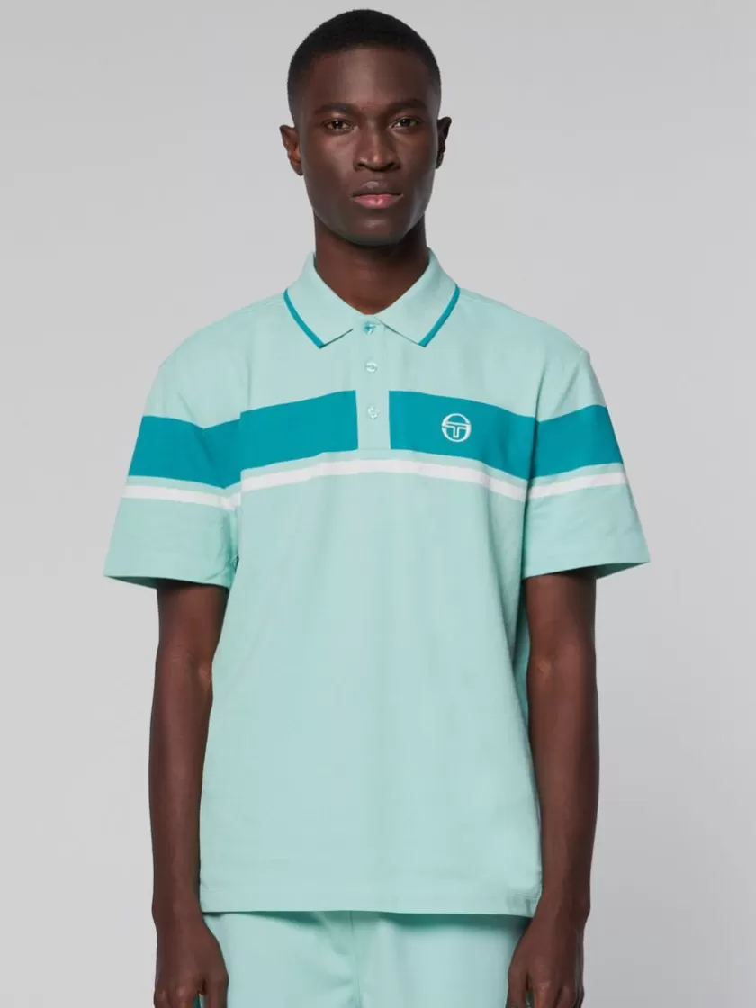 Clearance Damarindo Polo- Ocean Wave/ Blue Grass Polos