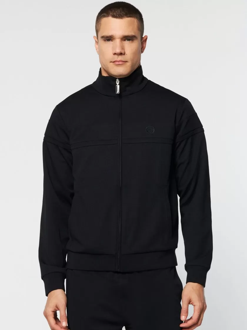 Clearance Damarindo Track Jacket Archivio- Black/ Black Jackets