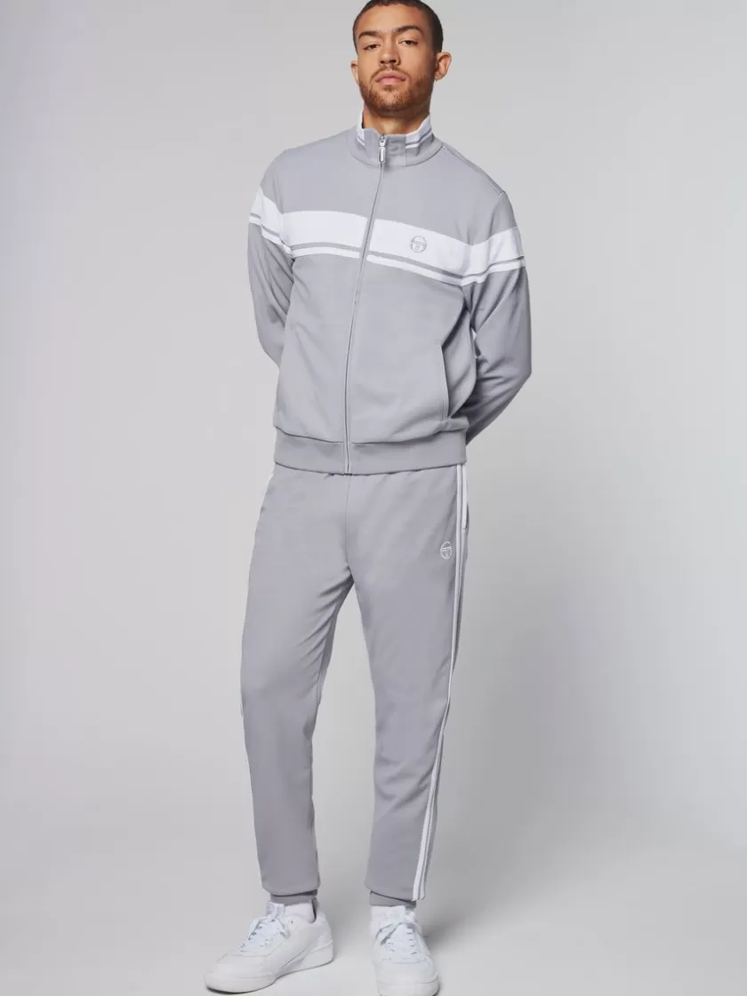 Store Damarindo Track Jacket- Sleet/ White Tracksuits