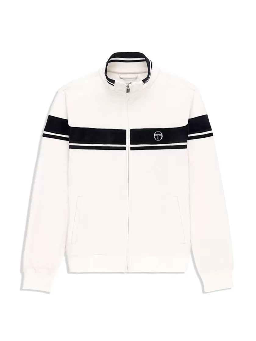 Online Damarindo Velour Track Jacket- Gardenia Jackets