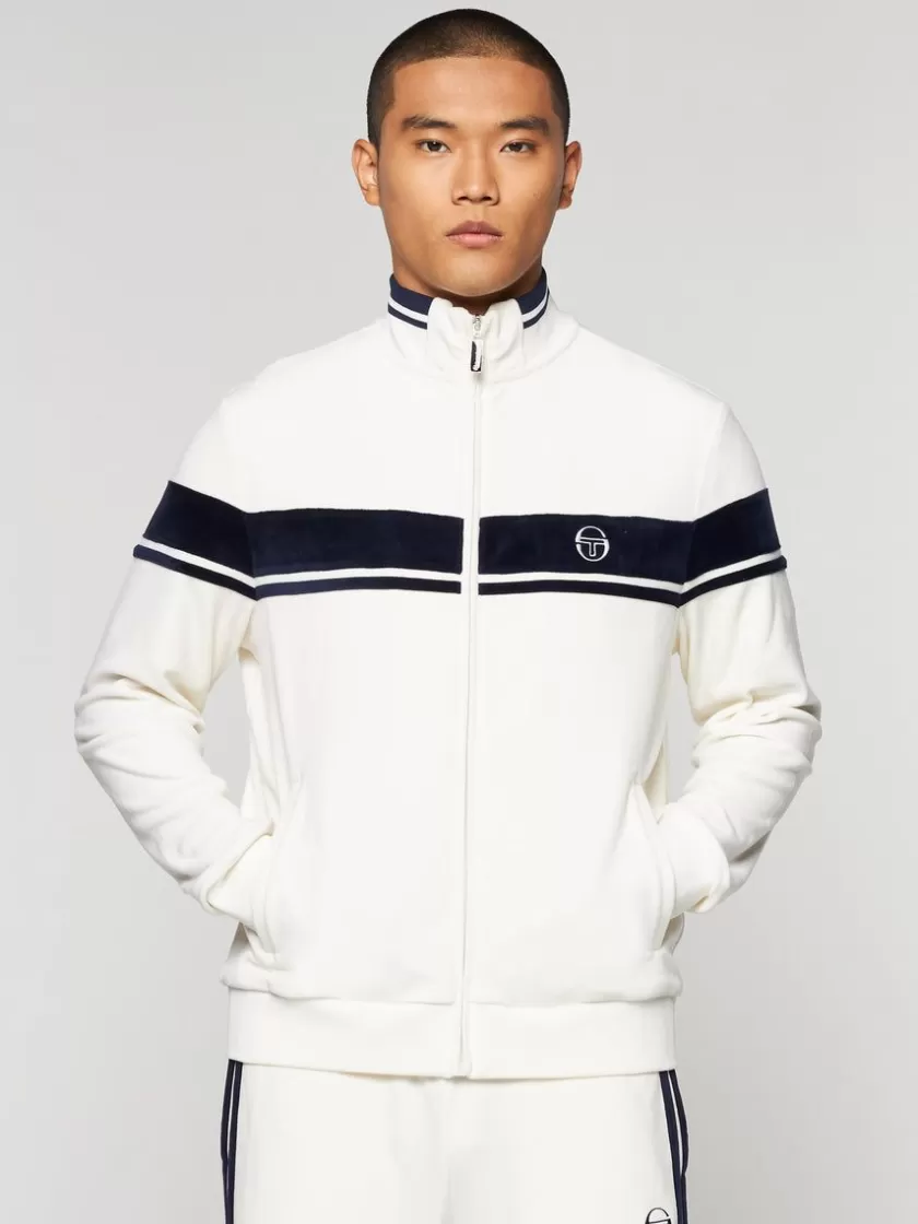 Cheap Damarindo Velour Track Jacket- Gardenia View All