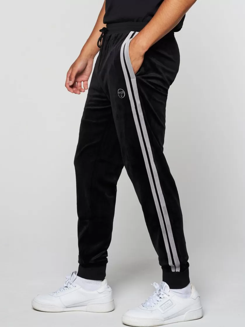 Fashion Damarindo Velour Track Pant- Black Beauty Pants And Sweatpants