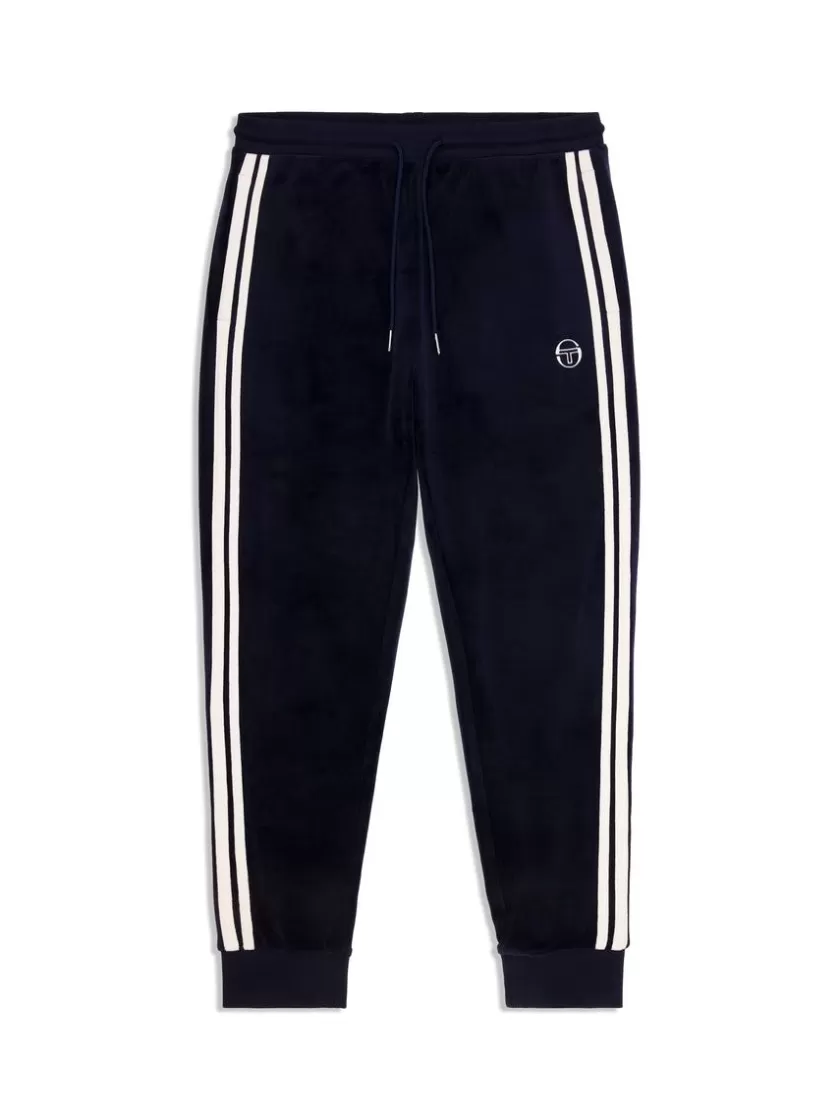 Cheap Damarindo Velour Track Pant- Maritime Blue Pants And Sweatpants