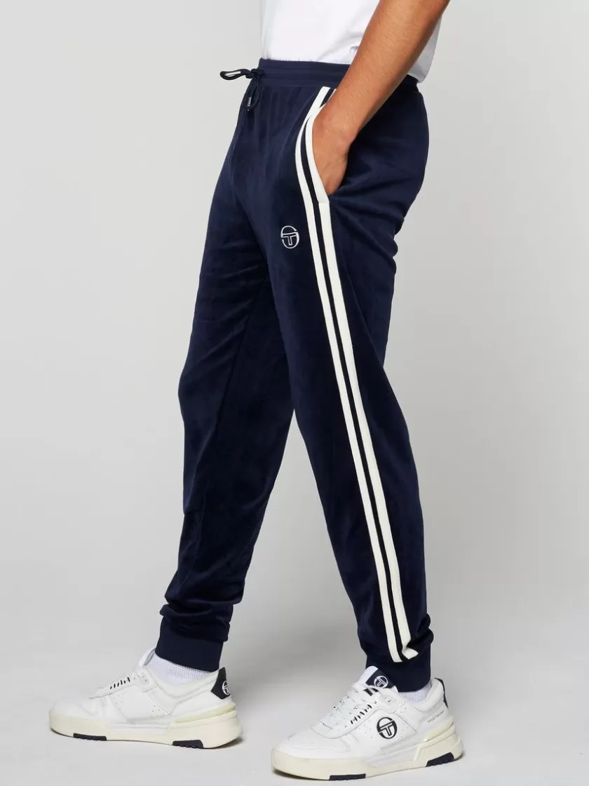 Cheap Damarindo Velour Track Pant- Maritime Blue Pants And Sweatpants