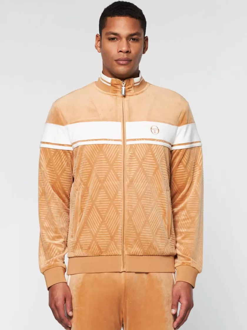 Cheap Debossed Damarindo Velour Track Jacket- Meerkat Jackets