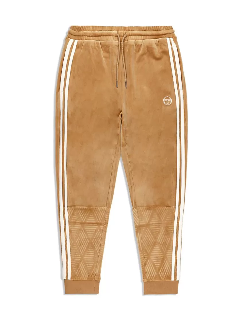 Hot Debossed Damarindo Velour Track Pant- Meerkat Tracksuits