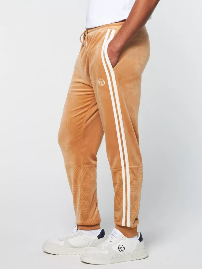 Hot Debossed Damarindo Velour Track Pant- Meerkat Tracksuits