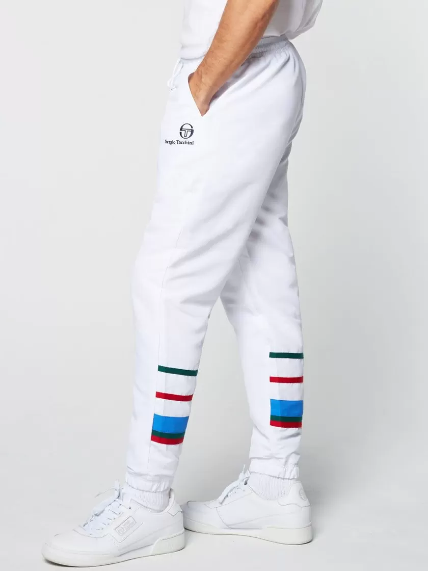 Clearance Denver Track Pants- White Tracksuits