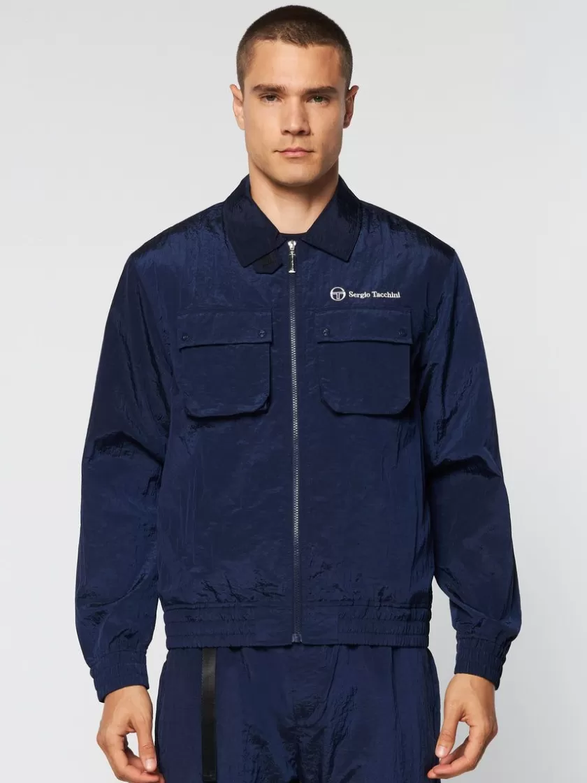 Cheap Devonte Track Jacket- Maritime Blue Jackets