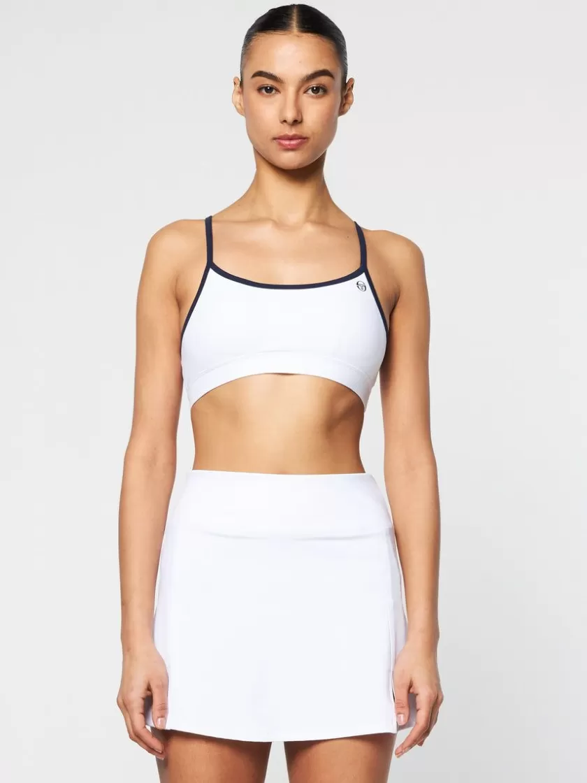 Clearance Elisa Sports Top- Brilliant White Tops And Sports Bras