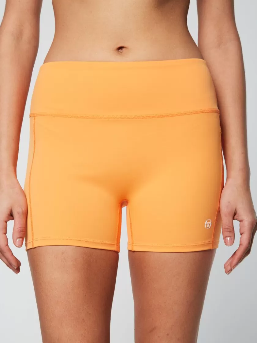 Online Elisa Tennis Short- Tangerine For The Court