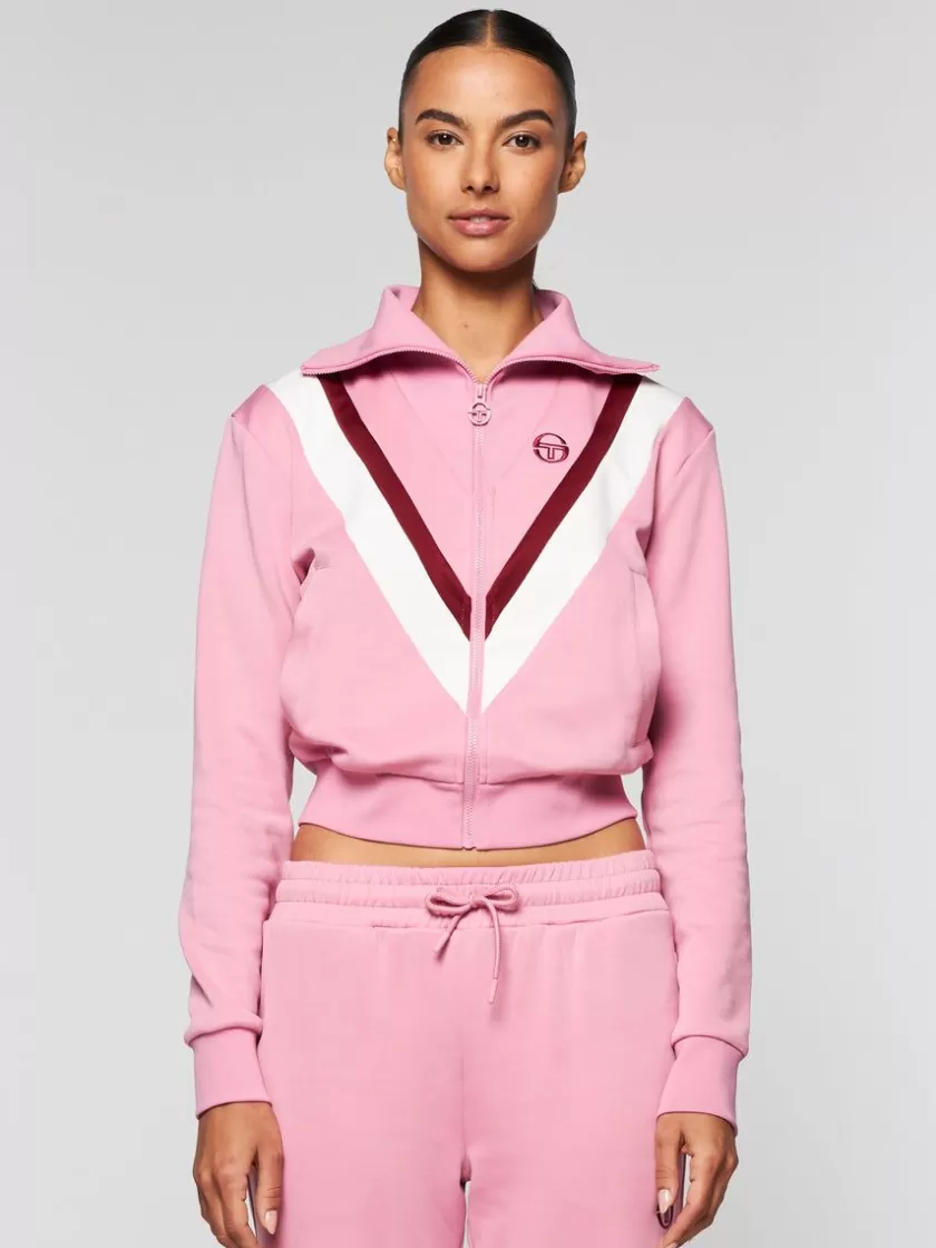 Clearance Federica Knit Zip Track Jacket- Polignac For The Court