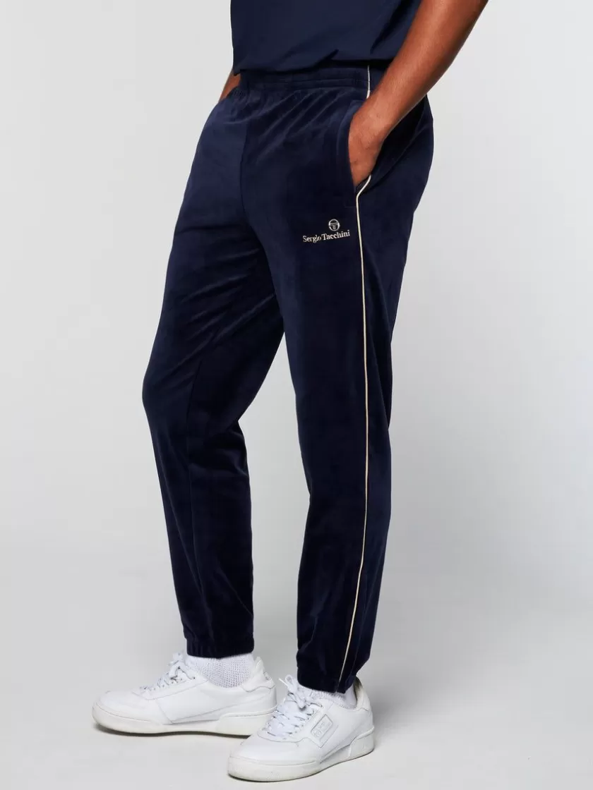 Flash Sale Gallone Velour Track Pant- Maritime Blue Pants And Sweatpants