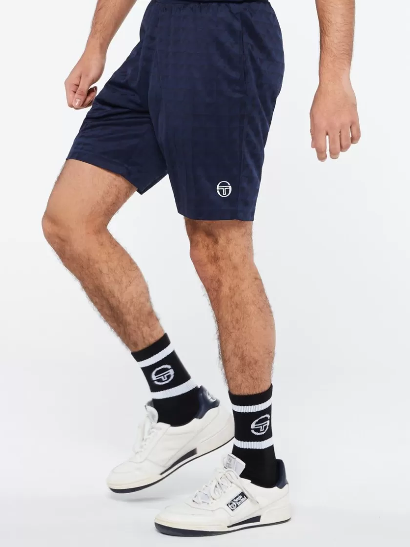 Cheap Geo Short-Maritime Blue Shorts And Swim