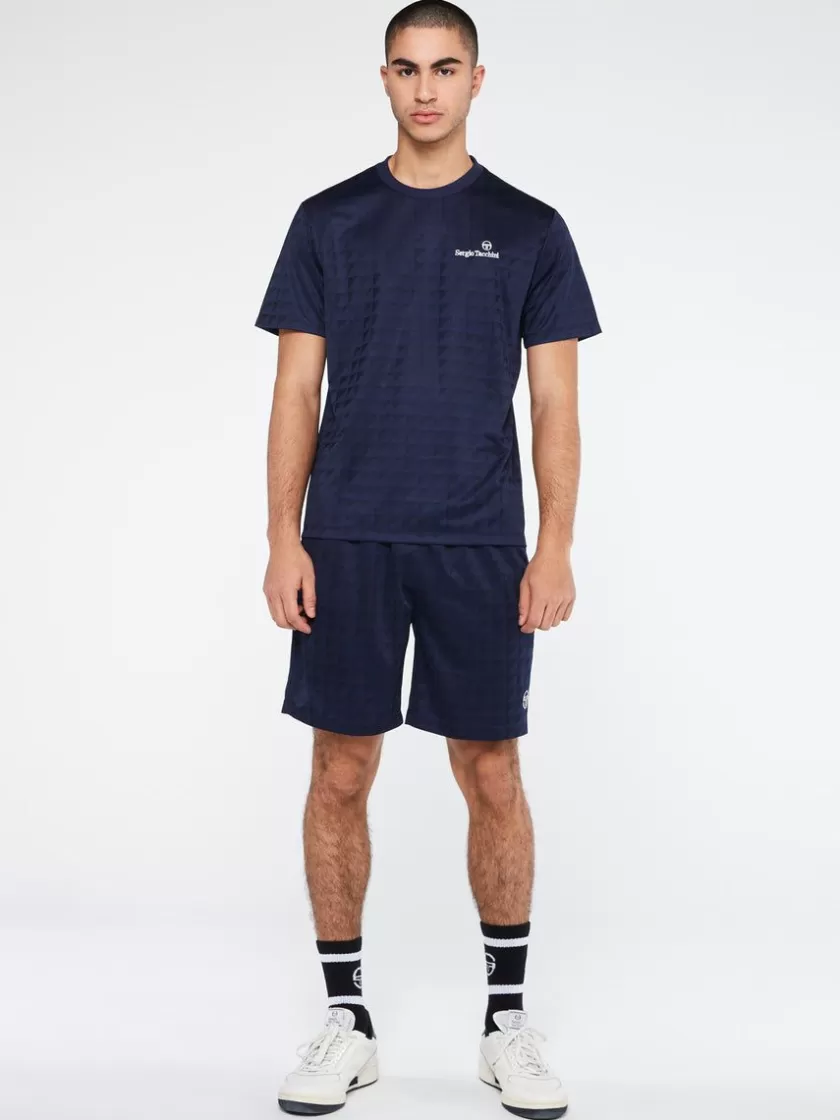 Sale Geo T-Shirt-Maritime Blue For The Court