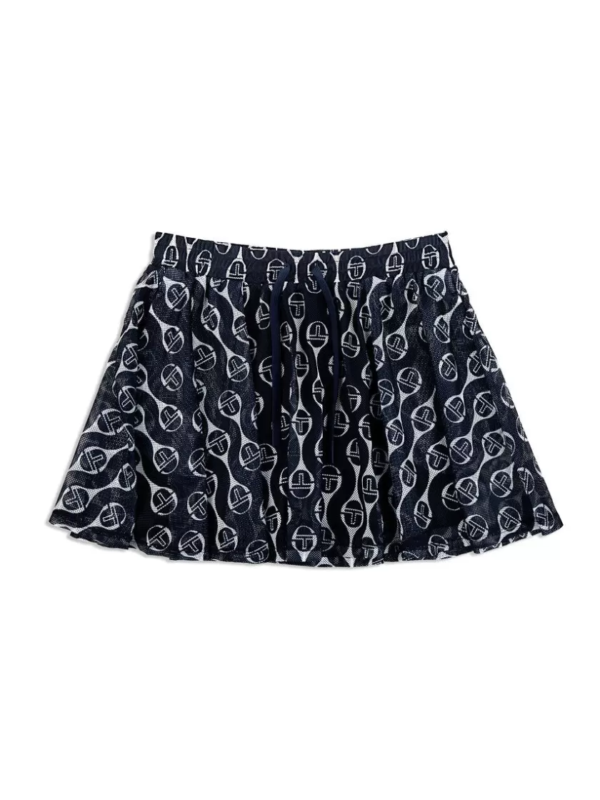 Discount Lesi Mesh Skirt- Maritime Blue For The Court