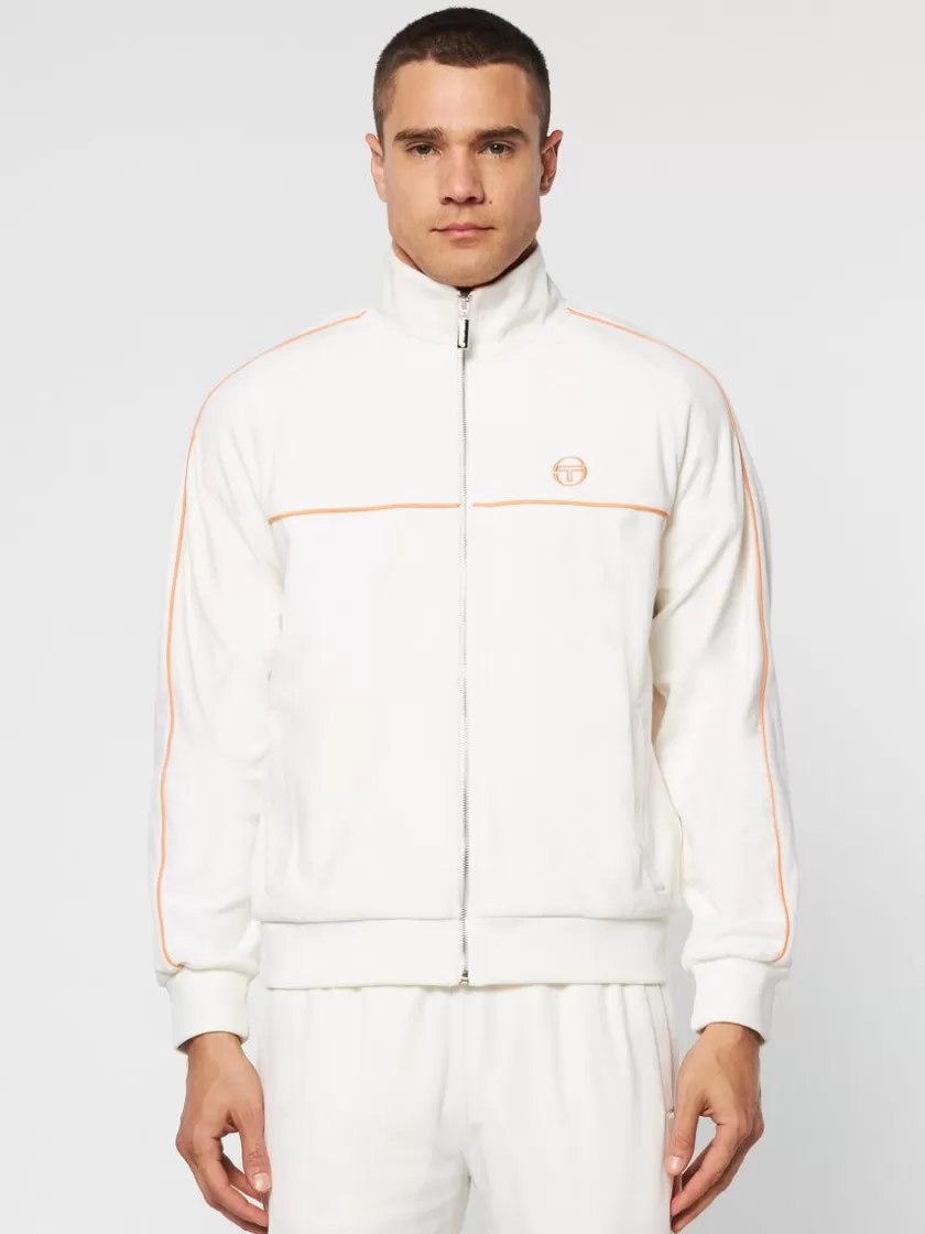 Discount Lioni Velour Track Jacket Archivio- Gardenia Jackets