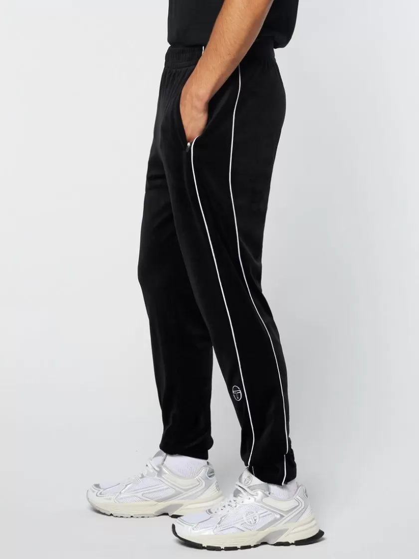 Flash Sale Lioni Velour Track Pant- Black Beauty Velour