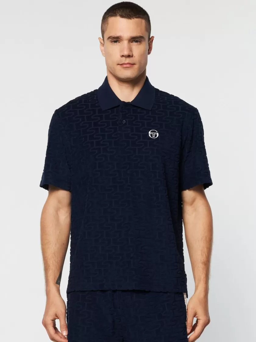 Sale Livata Monogram Polo- Maritime Blue View All