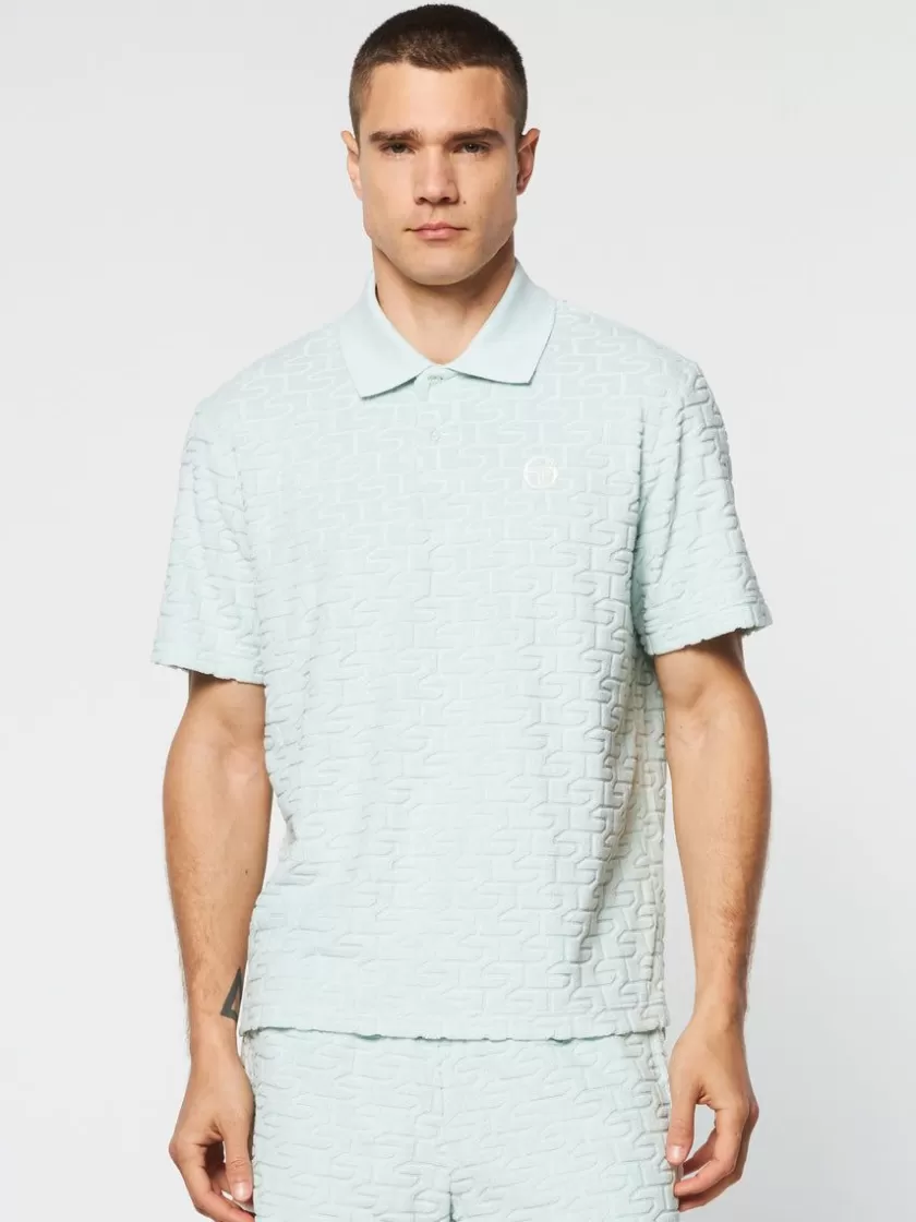 Discount Livata Monogram Polo- Surf Spray Matching Separates