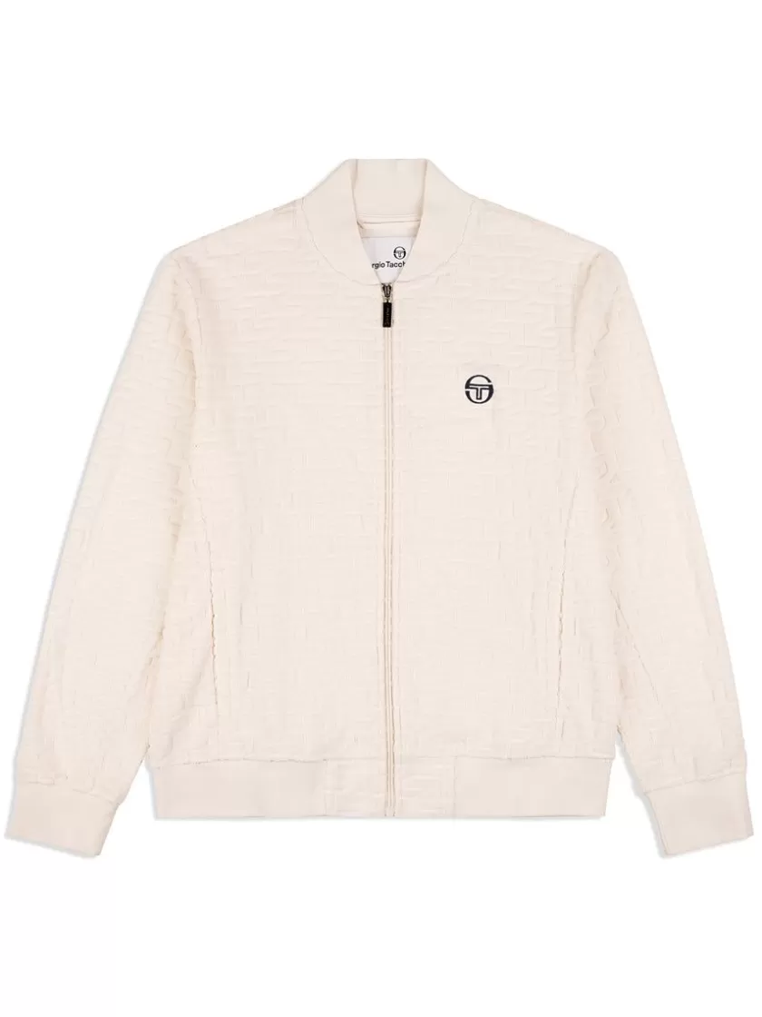 Hot Livata Monogram Track Jacket- Gardenia Tracksuits