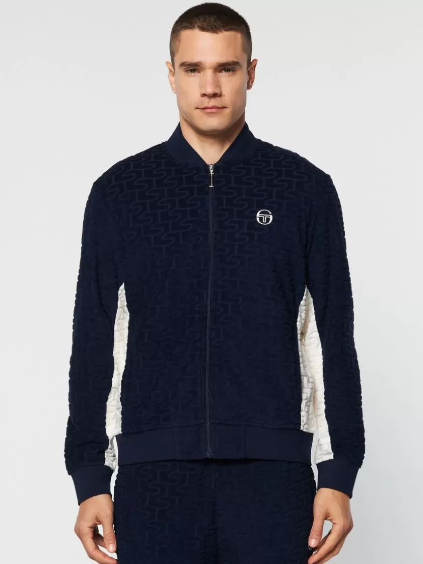 Online Livata Monogram Track Jacket- Maritime Blue Jackets