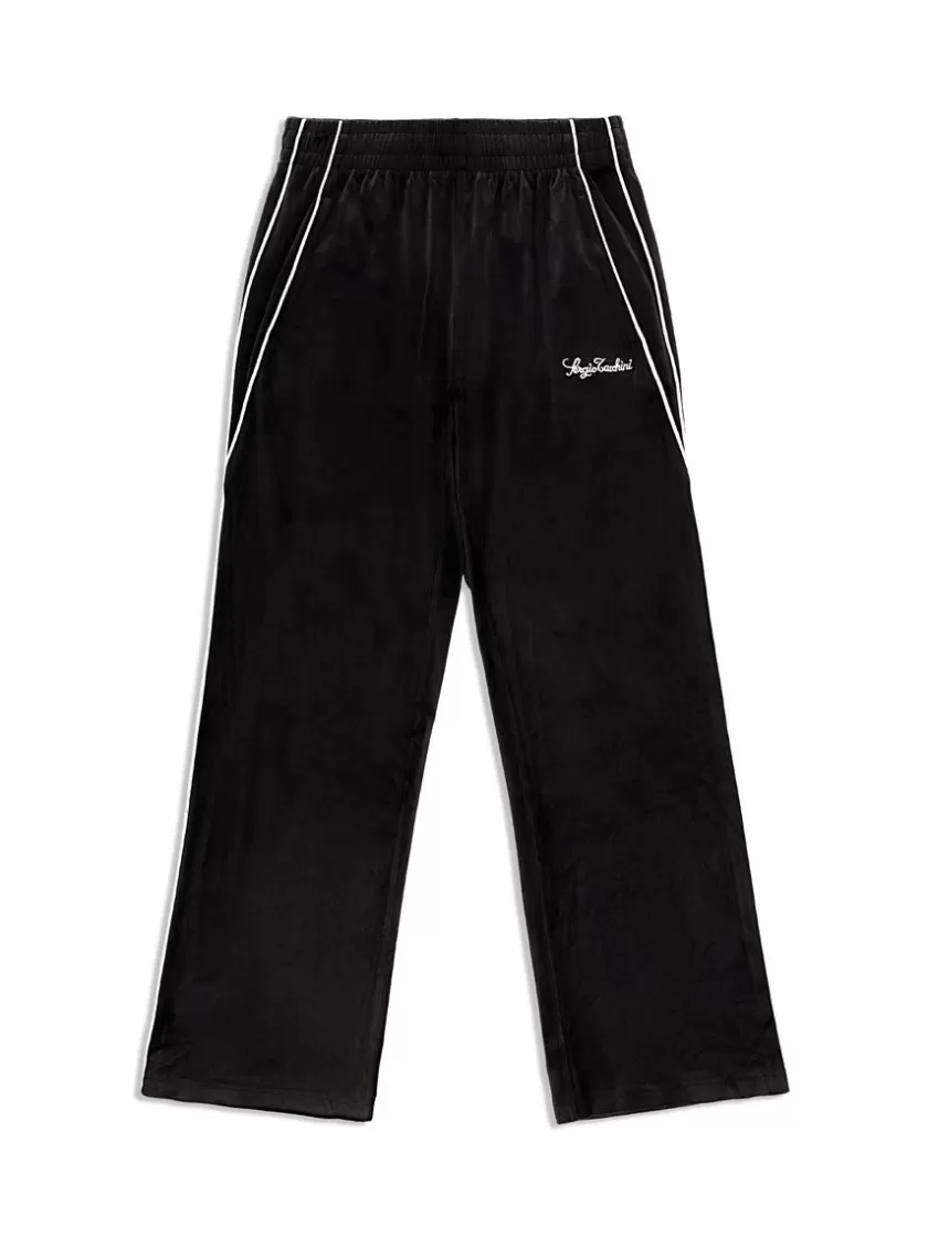 Flash Sale Mare Velour Pant- Black Beauty Velour