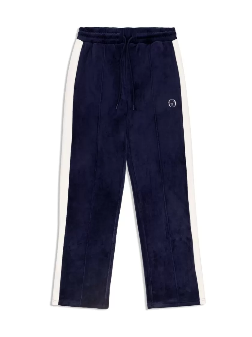 Hot Miss Carlotta Velour Track Pant- Maritime Blue Tracksuits