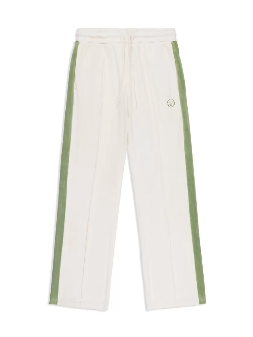 Outlet Miss Carlotta Velour Track Pant-Gardenia Velour