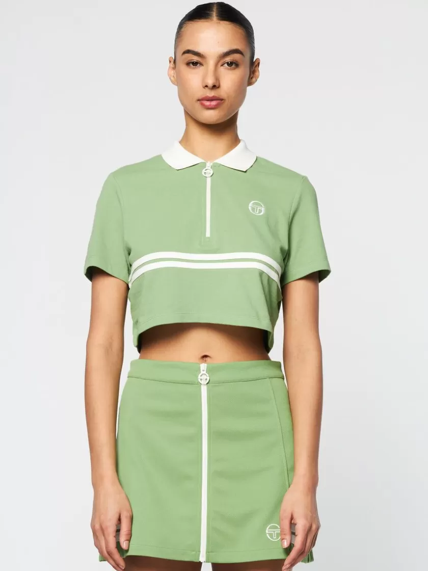 Cheap Miss Supermac Polo- Jade Green For The Court