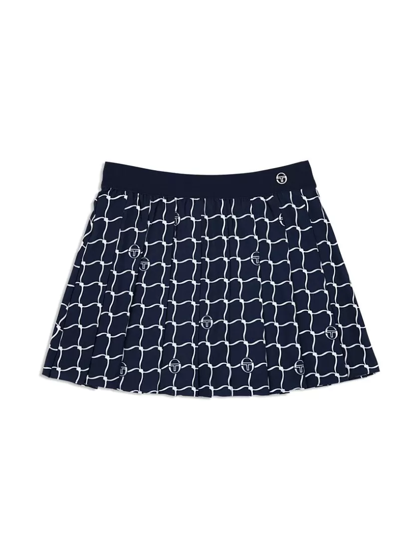 Flash Sale Orazio Printed Skort- Maritime Blue For The Court