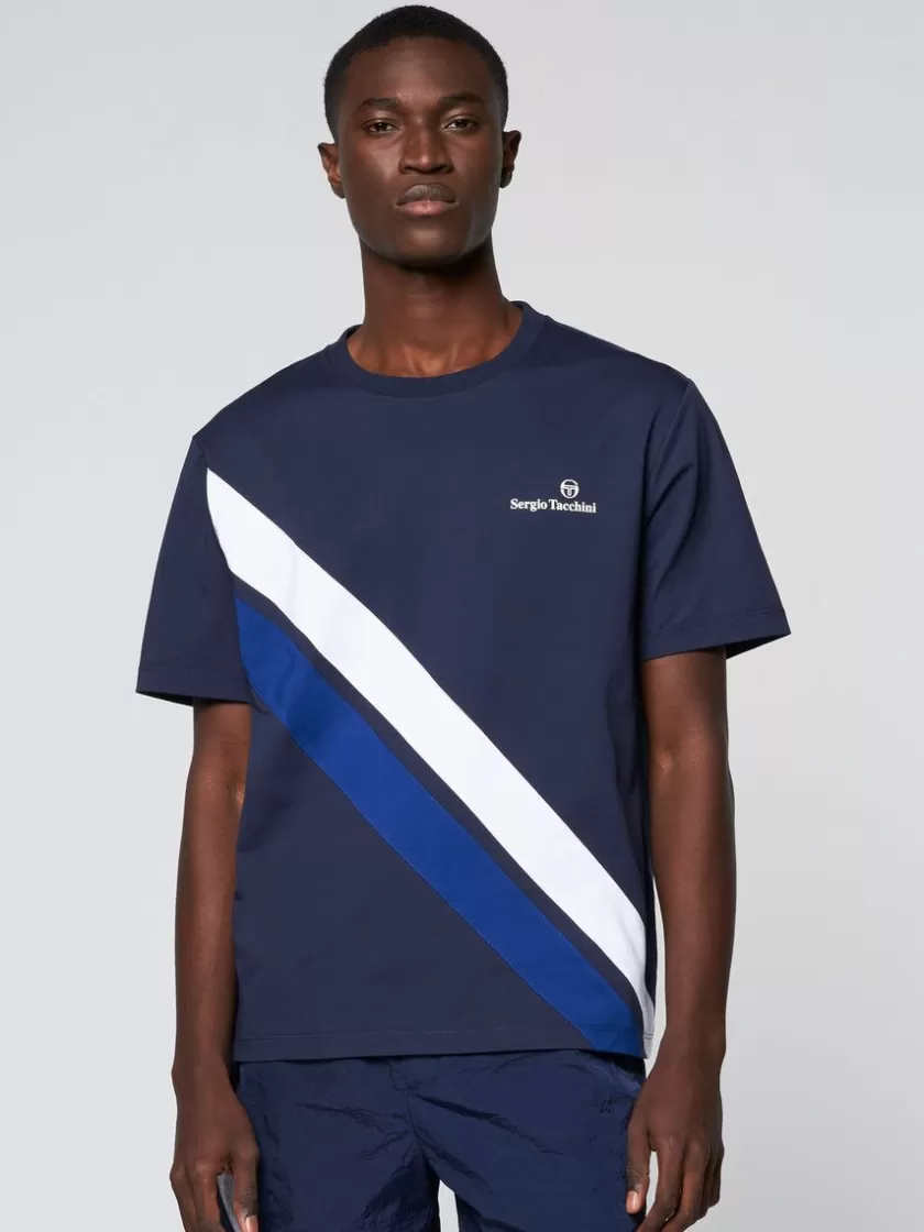 Store Ortica Tennis T-Shirt- Maritime Blue T-Shirts