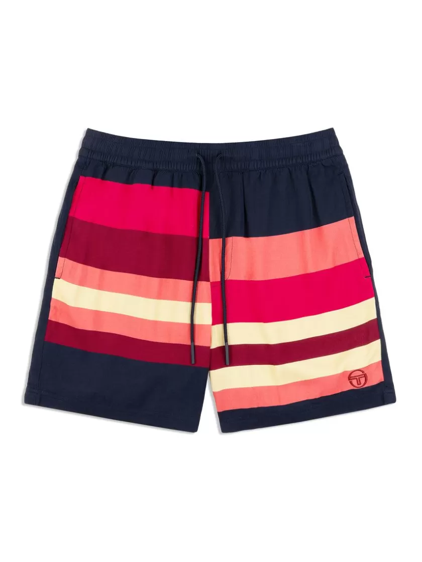 New Pennellata Short- Maritime Blue/ Multi Shorts And Swim