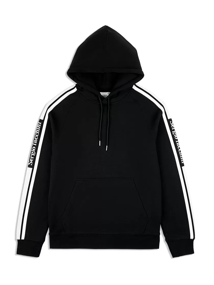 Online Pereto Tape Hoodie- Black Beauty View All