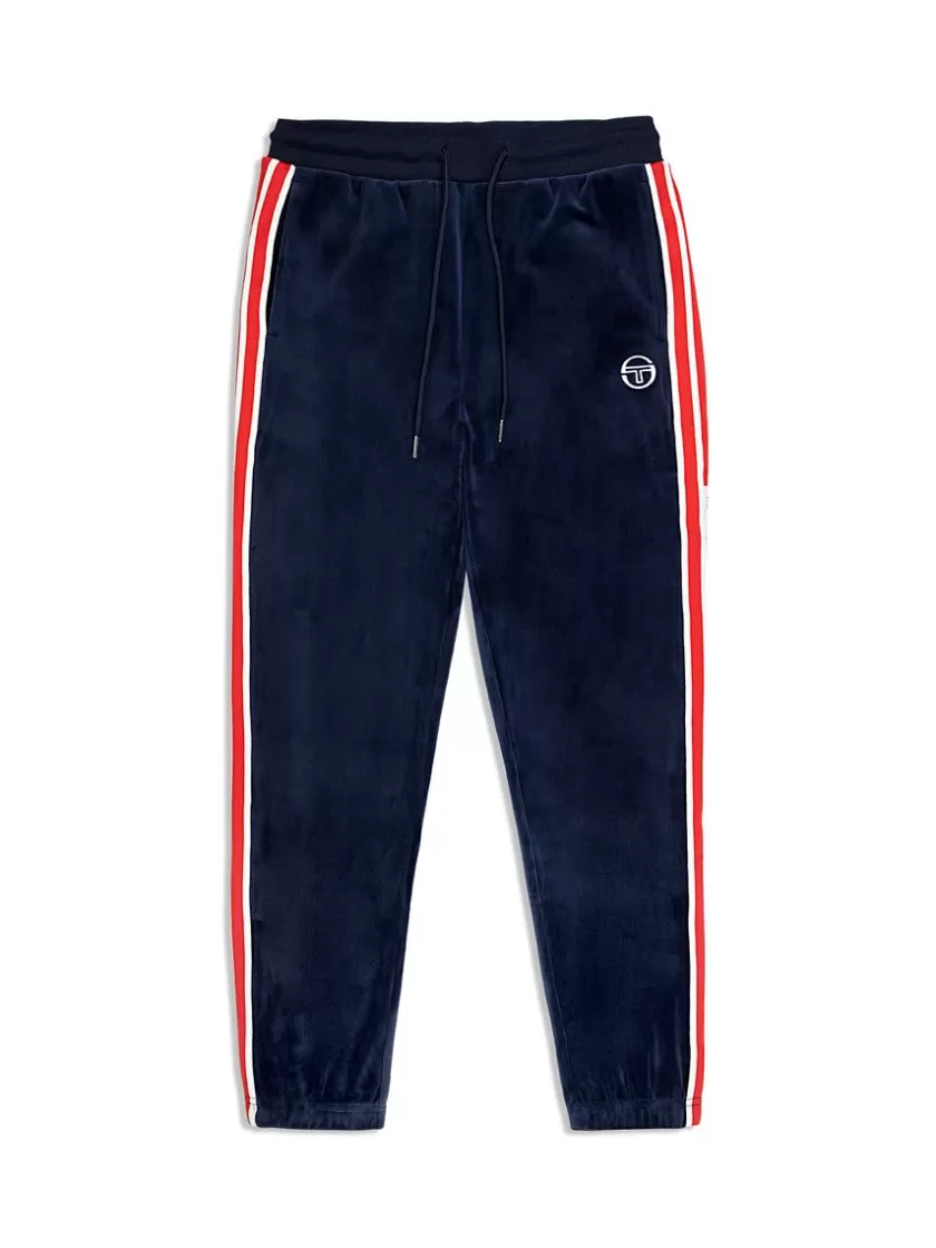 New Pereto Velour Track Pant- Maritime Blue Tracksuits