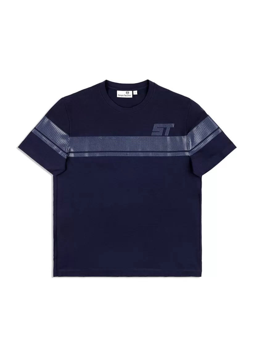 New Perforata T-Shirt- Maritime Blue T-Shirts