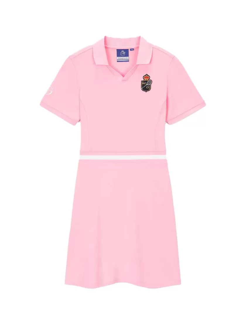 Shop Rally Mch Polo Dress- Light Pink Dresses