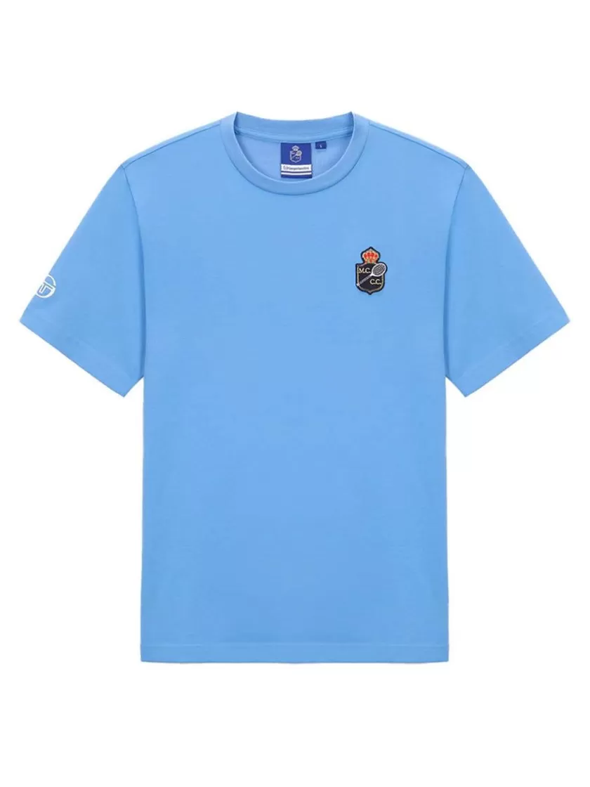 New Rally Mch T-Shirt- Light Blue For The Court