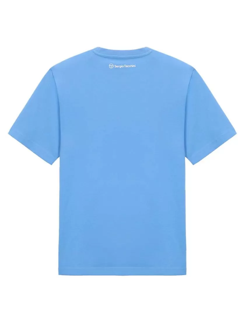 New Rally Mch T-Shirt- Light Blue For The Court