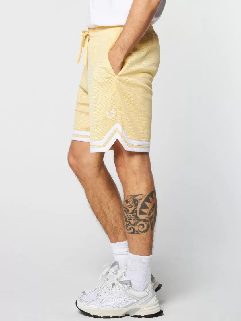 Cheap Spazio Banda Mesh Short- Golden Haze Matching Separates