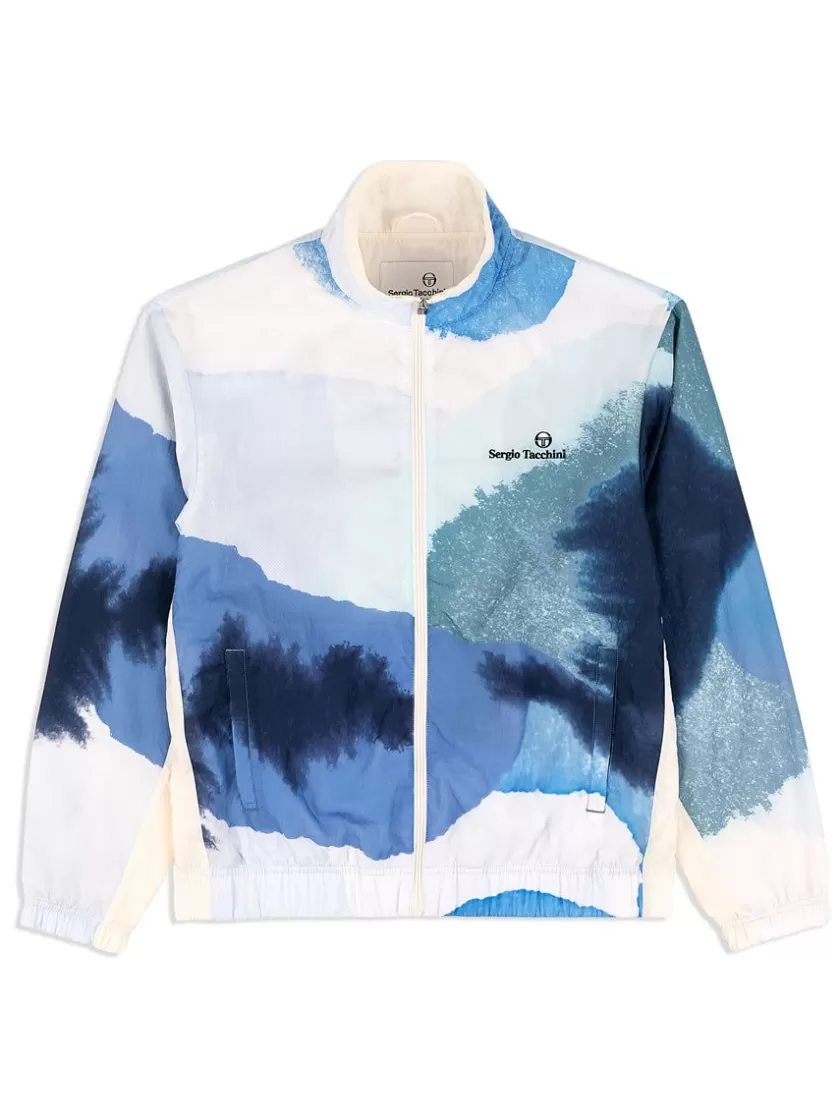 Shop Spiaggia Track Jacket- Maritime Blue/ Multi Jackets