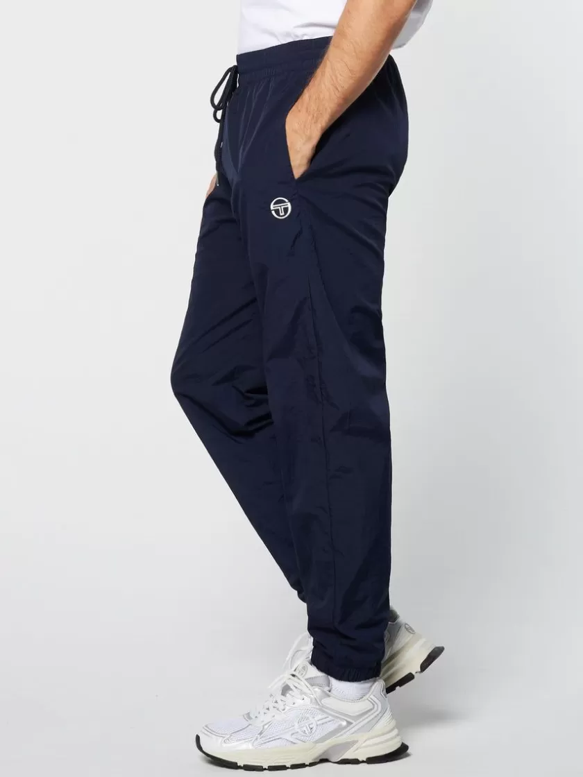 Shop Spiaggia Track Pant- Maritime Blue Nylon