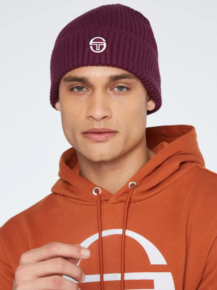 Flash Sale Tacchini Beanie-Grape Wine View All