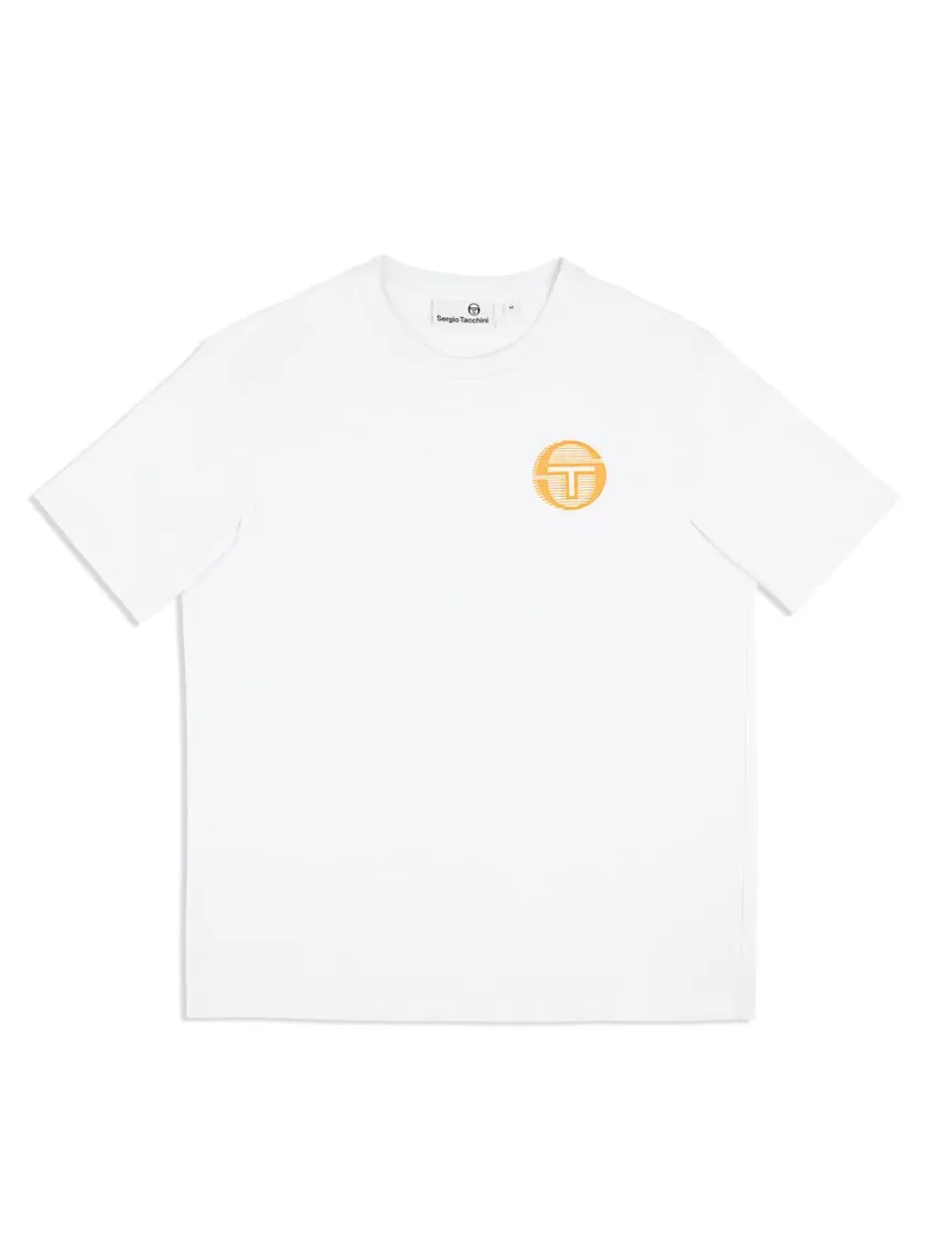 Shop Tenda T-Shirt- Brilliant White/ Tangerine The Essentials